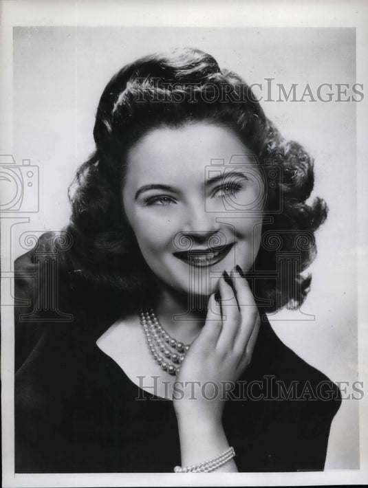 1947 Barbara Johnson Performer Ice Show Hotel St Regis  - Historic Images