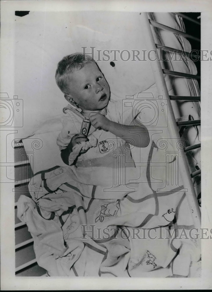 1937 Paul Jones Age 3 Fractured Vertebrae Georgia Baptist Hospital - Historic Images