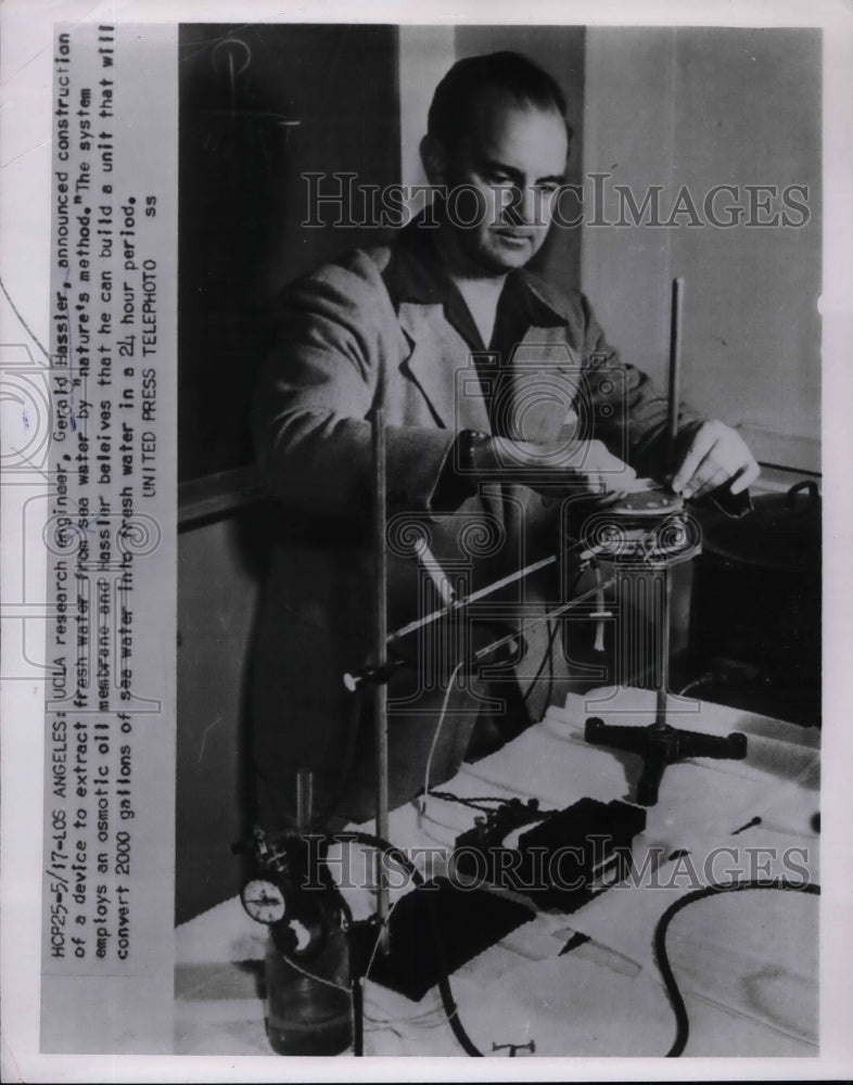 1984 UCLA research engineer for Gerald Hasler  - Historic Images