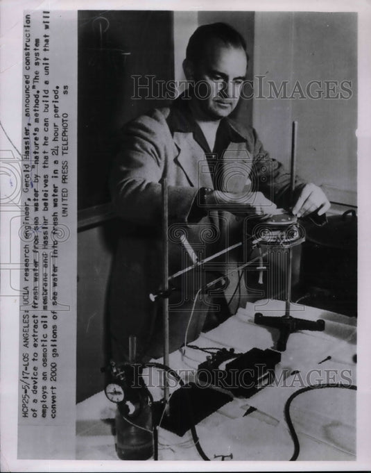 1984 UCLA research engineer for Gerald Hasler  - Historic Images