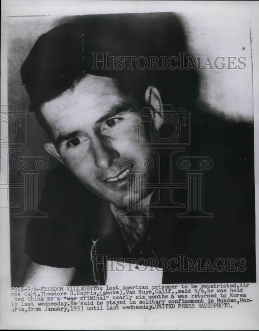 1958 Capt. Theodore Harris after returning from China  - Historic Images