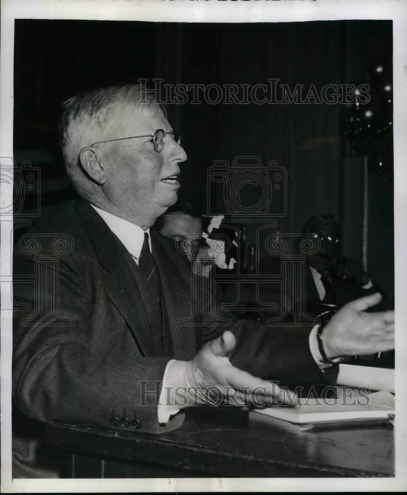 1941 Press Photo Maj. Gen. James Kelly Parsons at committee - nea58790 - Historic Images