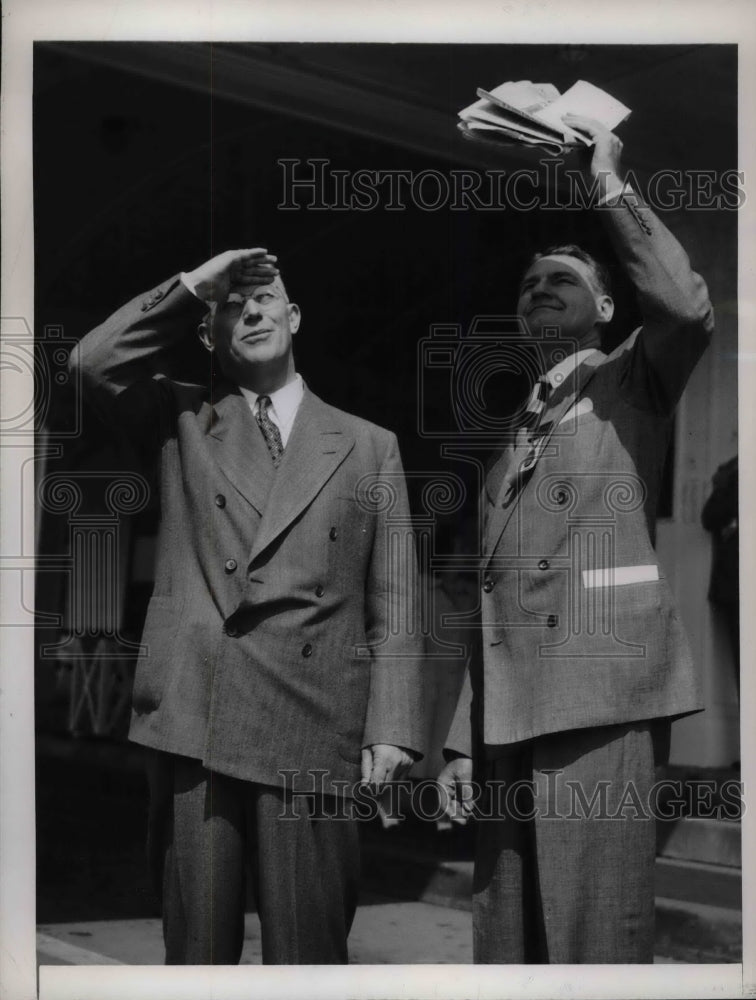 1948 Gov. Earl Warren and Gov. Millard Caldwell  - Historic Images