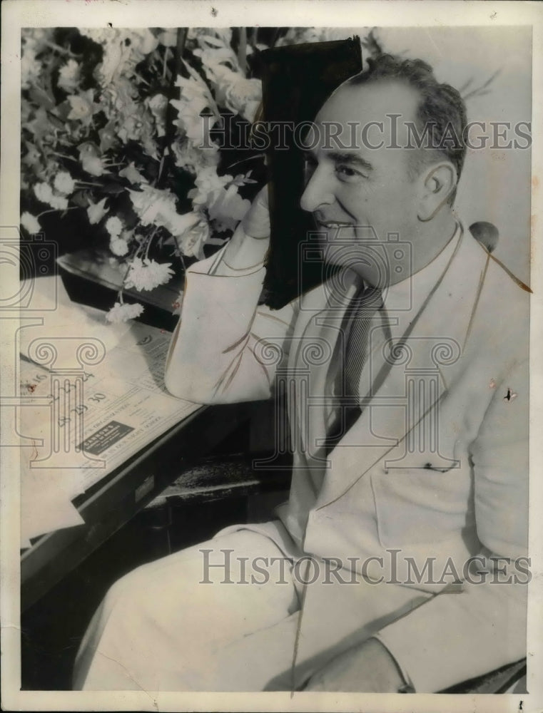 1935 Press Photo Samuel Wilder King Delegate from Hawaii - nea58953-Historic Images