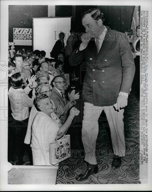 1970 Press Photo Gov. Claude Kirk Concede Election Race for Governor - nea58978-Historic Images