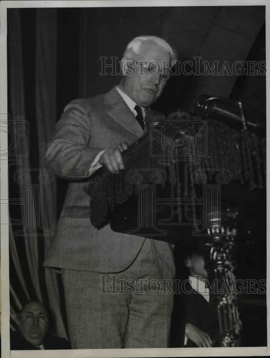 1934 Press Photo Alexander F. Whitney, President, Brotherhood Railroad Trainmen - Historic Images