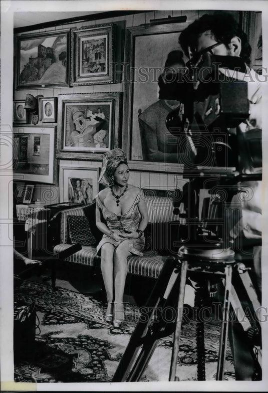 1970 Press Photo Tullah Handley, widow of T. E. Hanley, is a former dancer - Historic Images