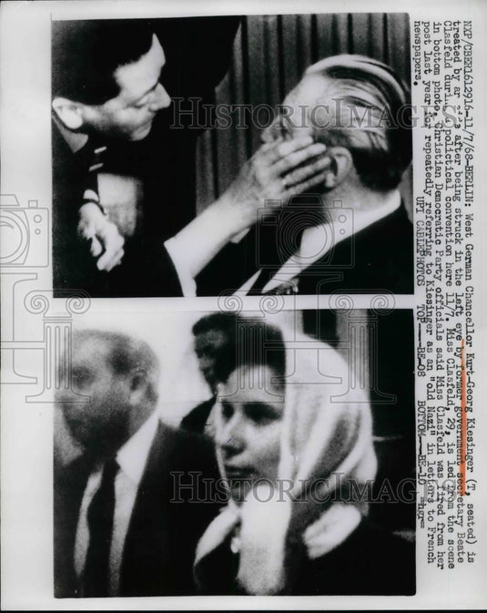 1968 Press Photo W. German Chancellor Kurt-Georg Kiesinger - Historic Images