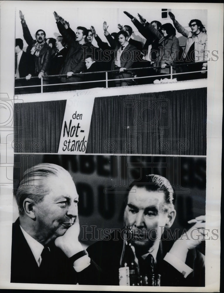 1969 German politicians Kurt - Historic Images