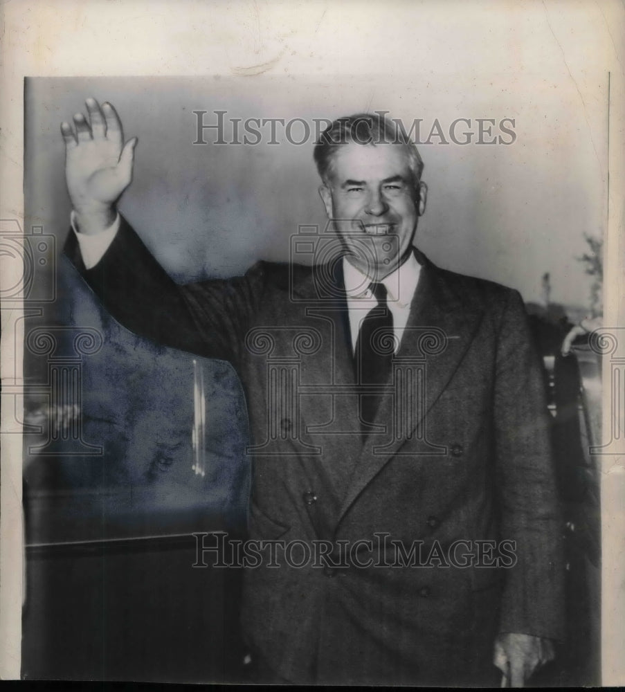 1948 Press Photo Henry Wallace, Third Party Presidential Aspirant - nea59111-Historic Images