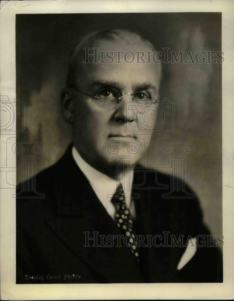 1935 Press Photo Ernest Tener Weir, Chairman of National Steel Corporation - Historic Images