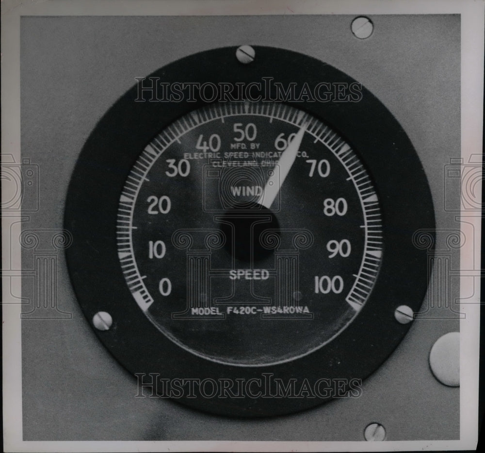 1970 Speed Gauge  - Historic Images