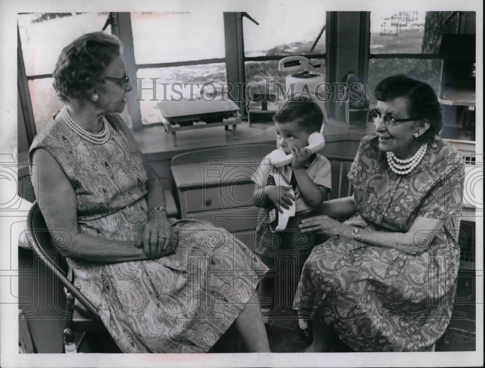 1967 Mrs. Elizabeth Wagner, Charles Tick and Mrs. Alta Hayla - Historic Images