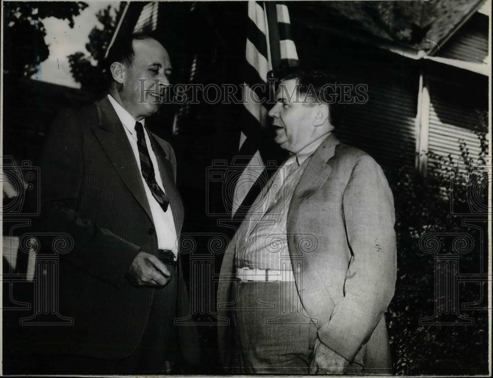 1940 Glenn Ellis nominee for governor and publisher Raymond Willis - Historic Images