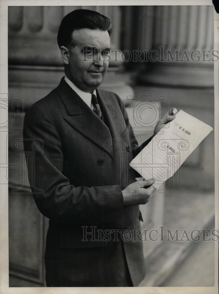 1930 Press Photo Congressman US Stone of Oklahoma - nea59487 - Historic Images