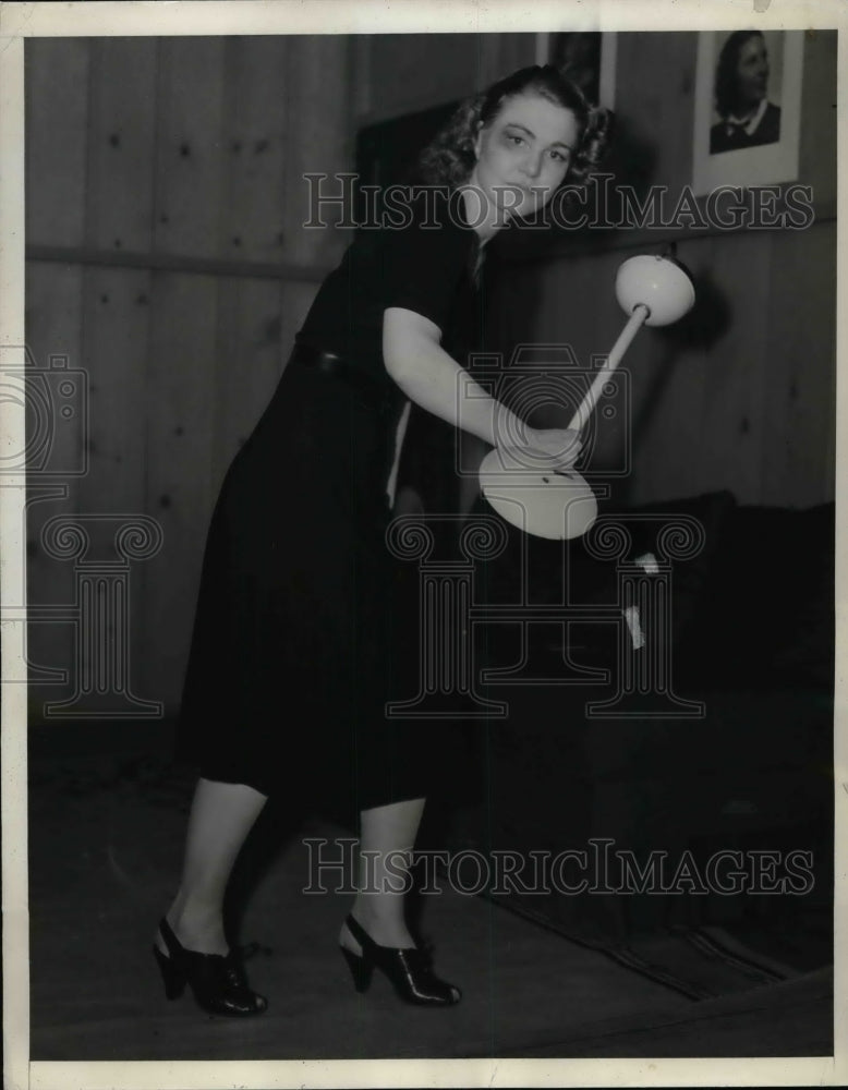 1939 Betty Kondot Welded Ashtray to Run of Attacker  - Historic Images