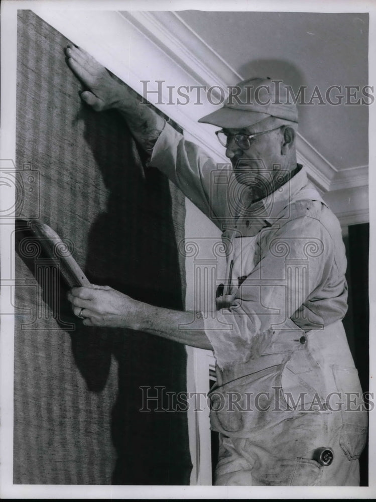 1956 John W Trimmer Paper Hanger Cleveland  - Historic Images