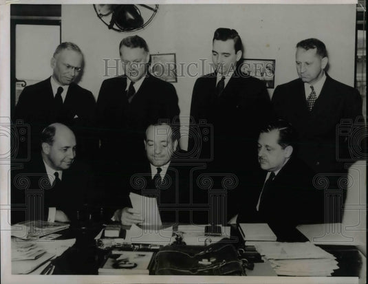 1938 Donald R. Richberg, James Fleming, Thurmond Arnold, Nicholas - Historic Images