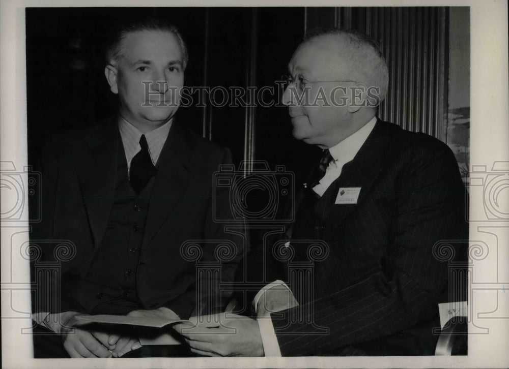 1939 Chemists Willard Dow &amp; Alexander Of Pittsburgh University - Historic Images