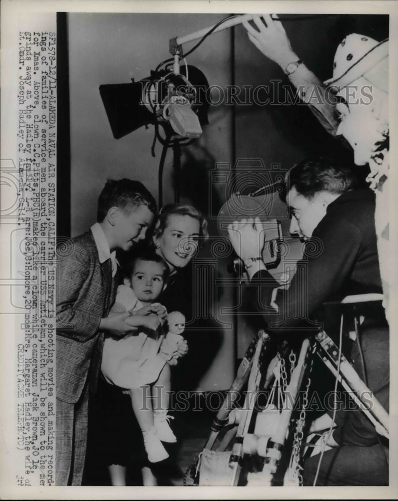 Press Photo C.C. Pitts, Jack Brown, Joe, Honore and Mrs. Margaret Hadley - Historic Images