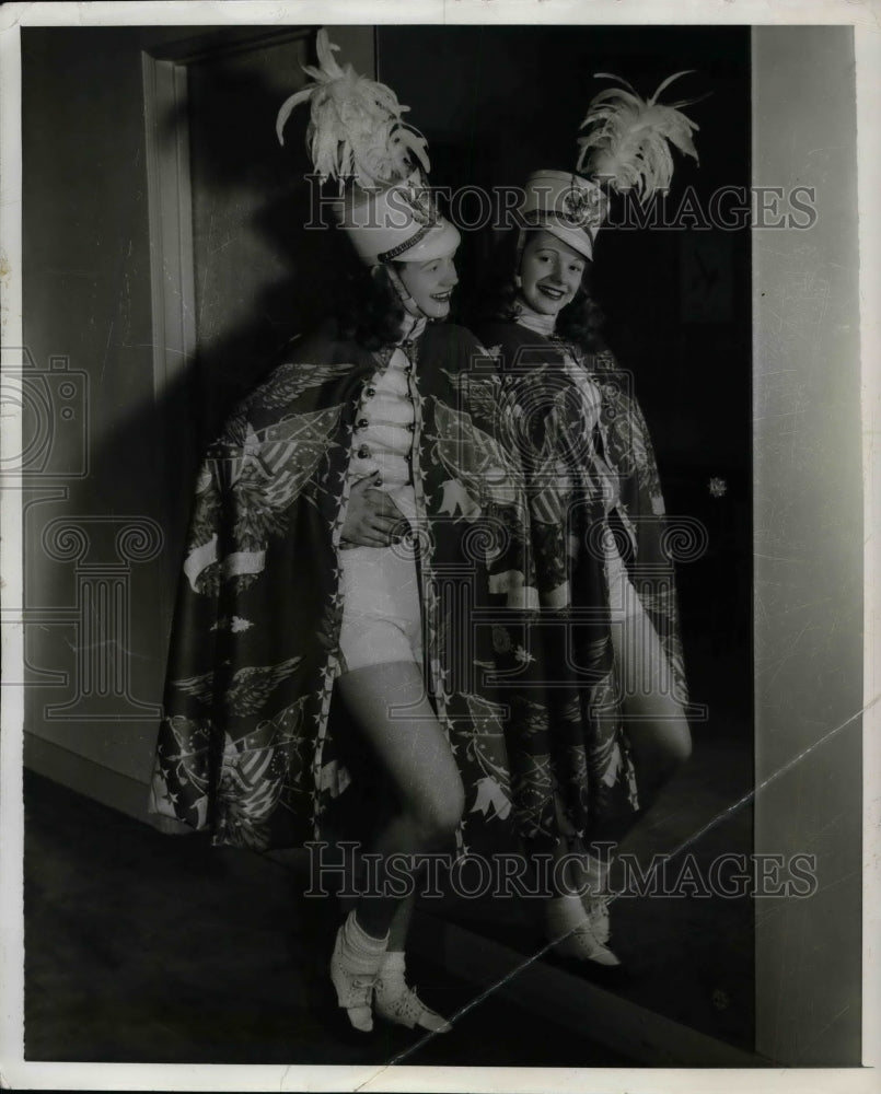 1942 Drum Majorette Catherine Fahey  - Historic Images