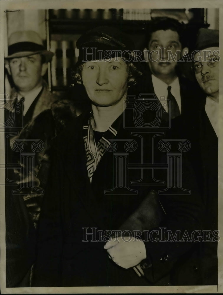 1935 Press Photo Hermina Koeran of Richard Bruno Hauptmann trial - nea59843 - Historic Images