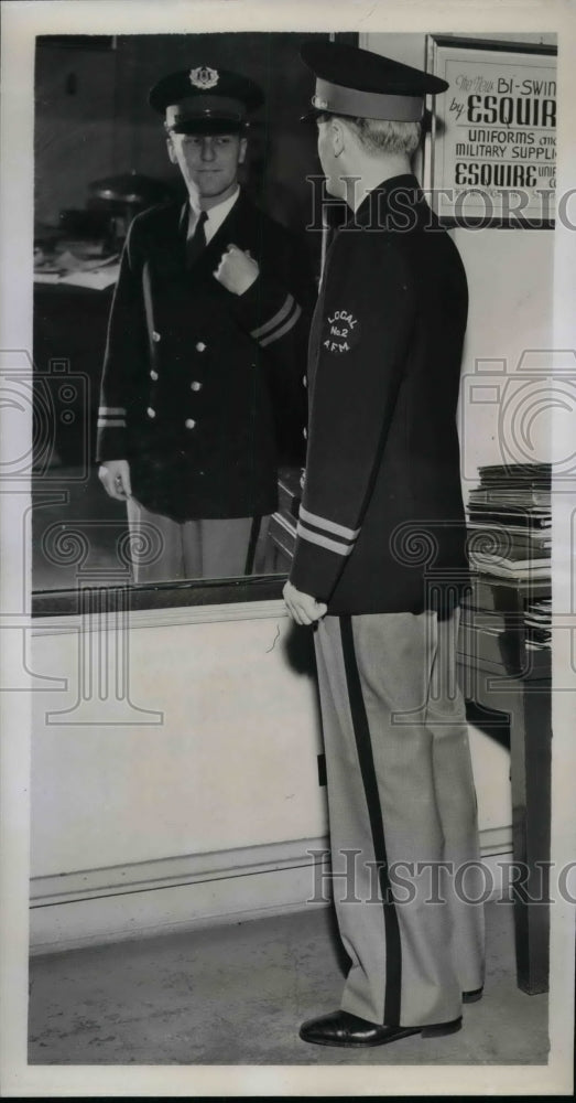 1941 Press Photo Carl Hugo, Bandmaster of American Legion Band - Historic Images