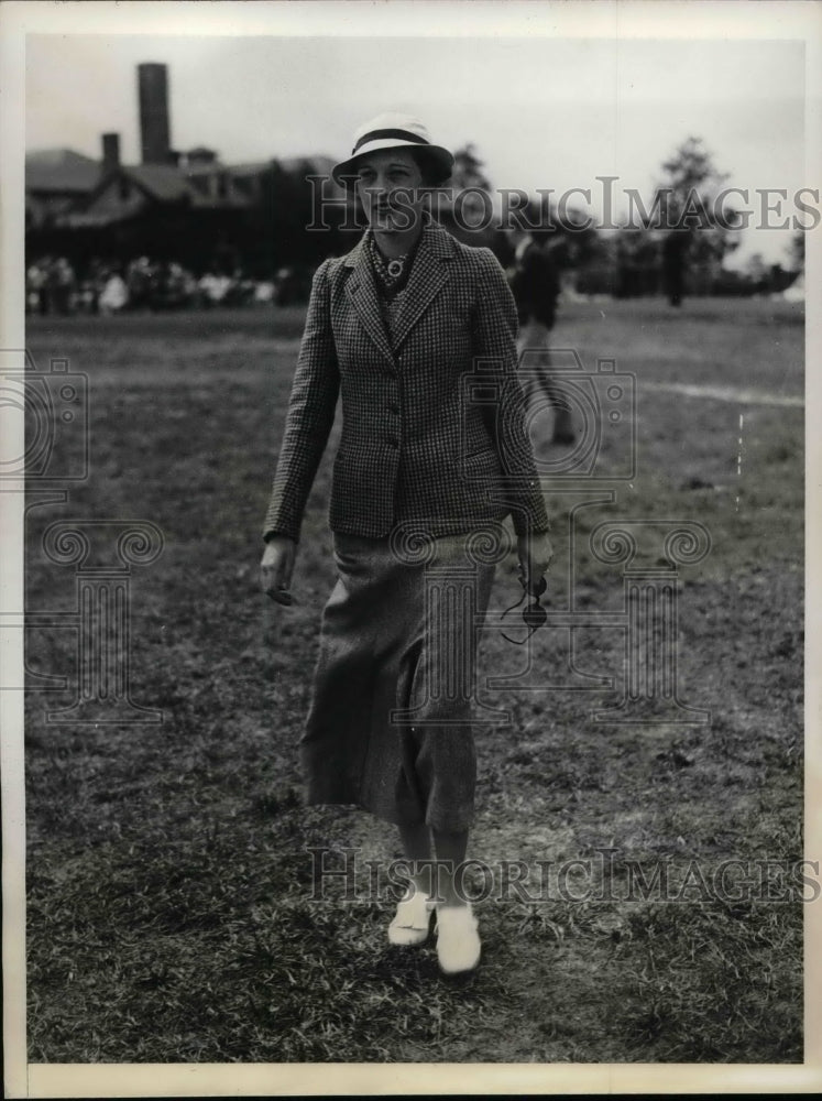 1934 Press Photo Cornelia Ranson at North-South Golf Tourney - nea60088 - Historic Images