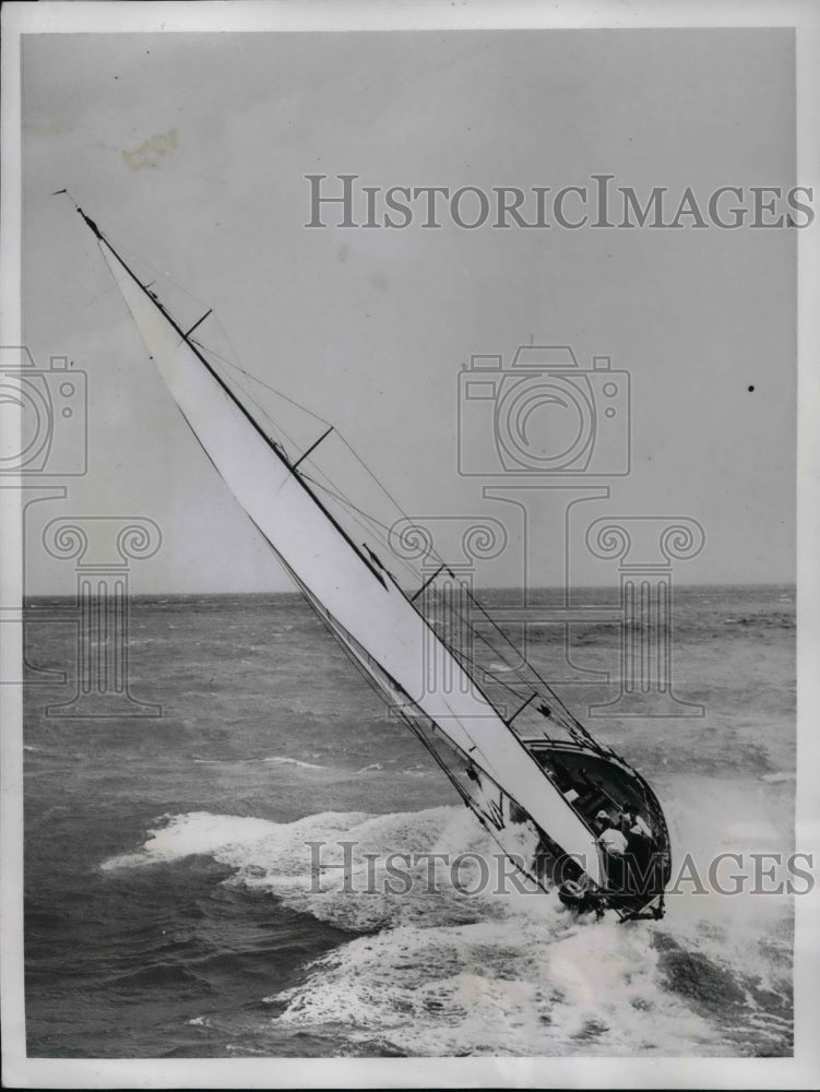 1937 View Of "Stormy Weather' Yacht Owned By Robert Johnson - Historic Images