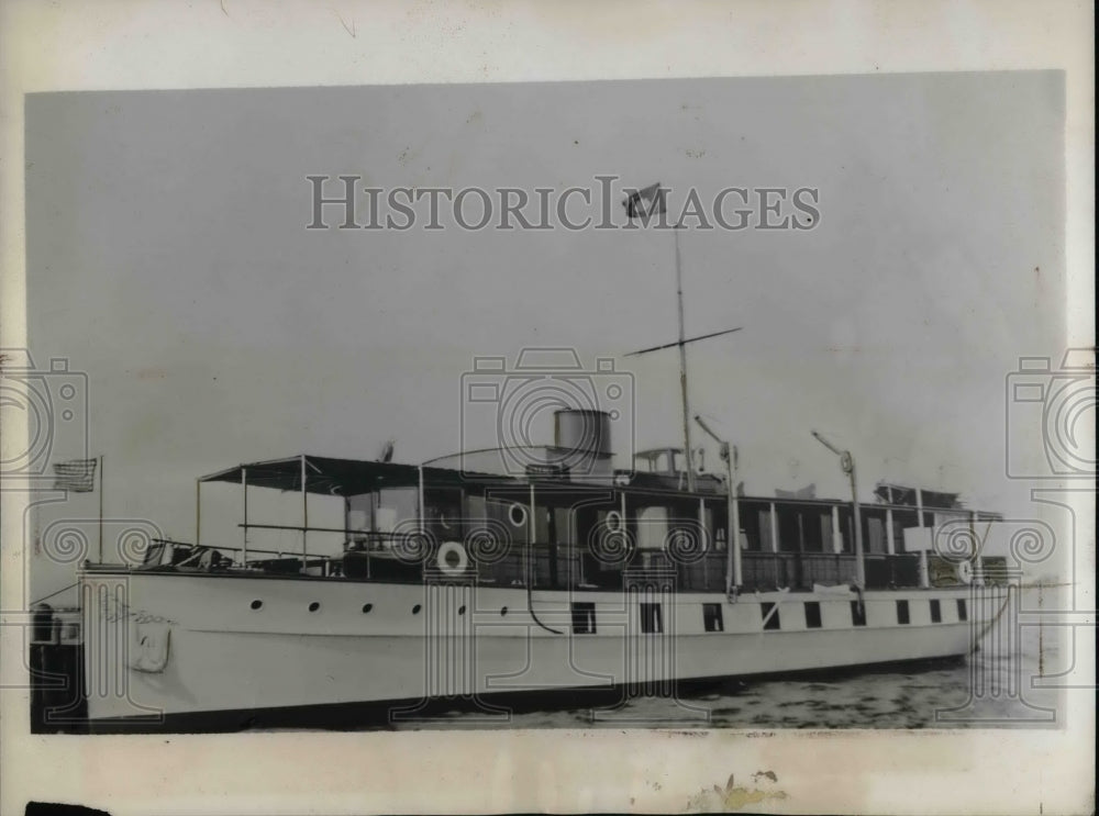 1936 Press Photo Bala Commerce Secretary Ropers Vessel - nea60227 - Historic Images