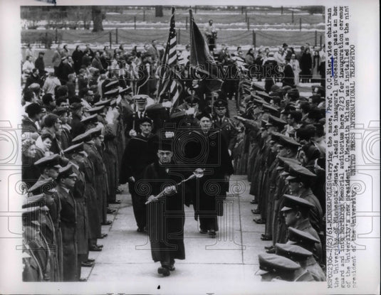 1961 Professor OC Nier Vice Chairman of Univ of Minnesota Senate - Historic Images