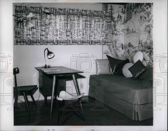 1955 Home and safety room  - Historic Images