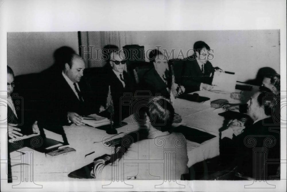 1968 President Khan Premier Suleyman Demirel Tyrkey Contral Treaty - Historic Images
