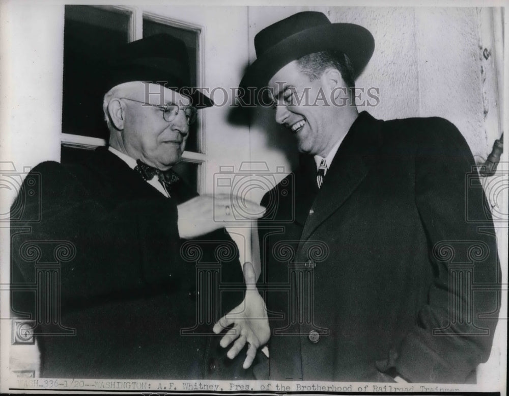 1948 A.F. Whitney Gael Sullivan White House Conference  - Historic Images