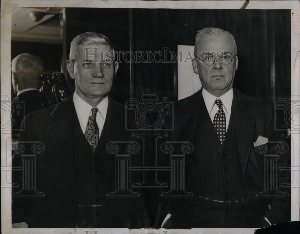 1935 Weir and JC QWilliams President of the company  - Historic Images