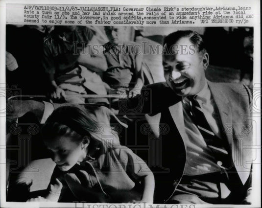 1967 Press Photo Governor Claude Kir's Stepdaughter Ardianna - Historic Images
