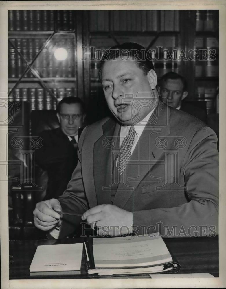 1946 Press Photo James Krug nominated to be Secretary of the Interior - Historic Images