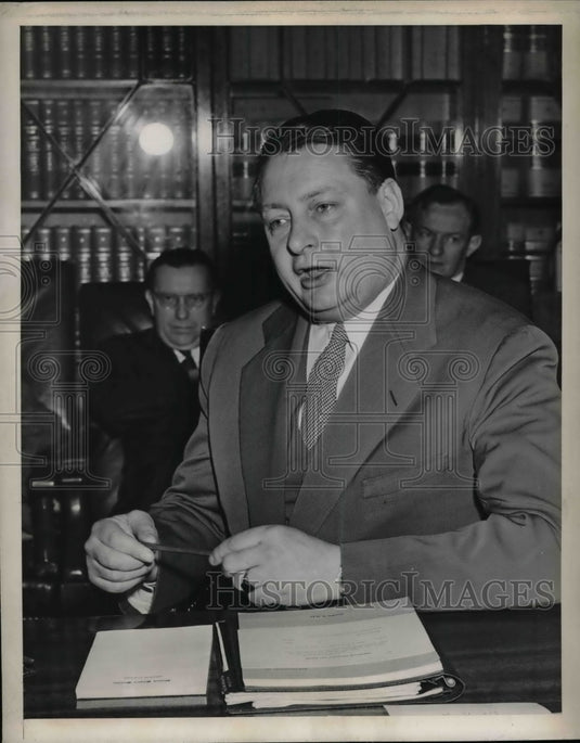 1946 Press Photo James Krug nominated to be Secretary of the Interior - Historic Images