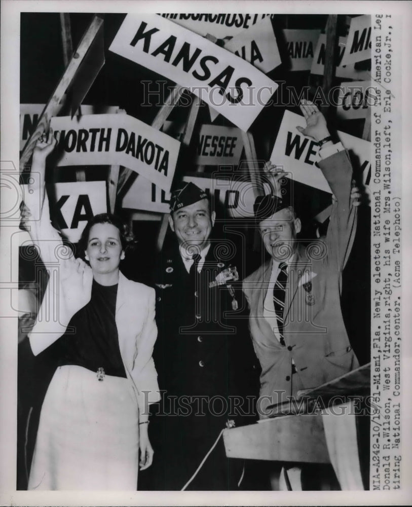 1951 After the National Commander of the American Legion, Donald - Historic Images