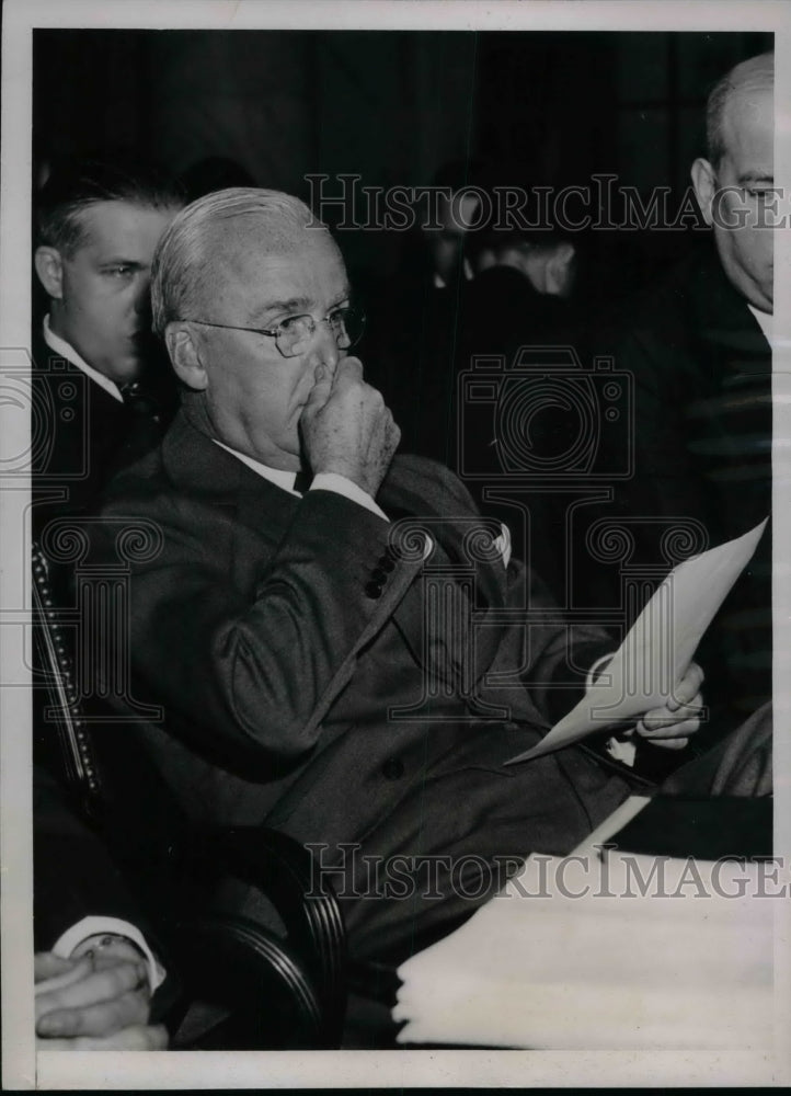 1938 Press Photo E.T. Weir Chairman of National Steel Corporation - nea60534 - Historic Images