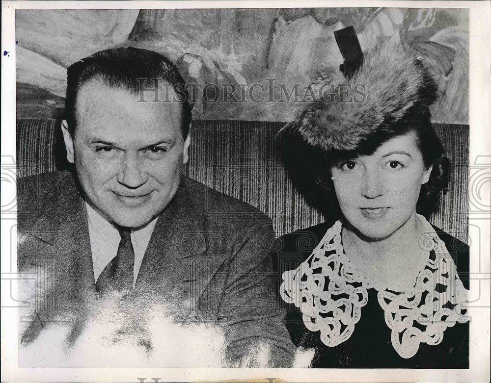 1947 murder victim Celeste Sell with husband, Francis, in Chicago - Historic Images