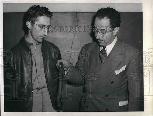 1943 Jack William Shaffer Attorney Julis Sherwin Beat Step Daughter - Historic Images