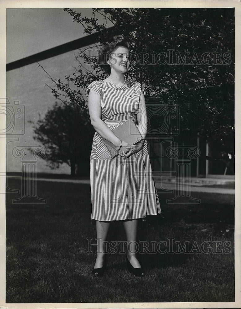 1948 Press Photo Shirley Schmitz Illinois Institute of Technology - Historic Images