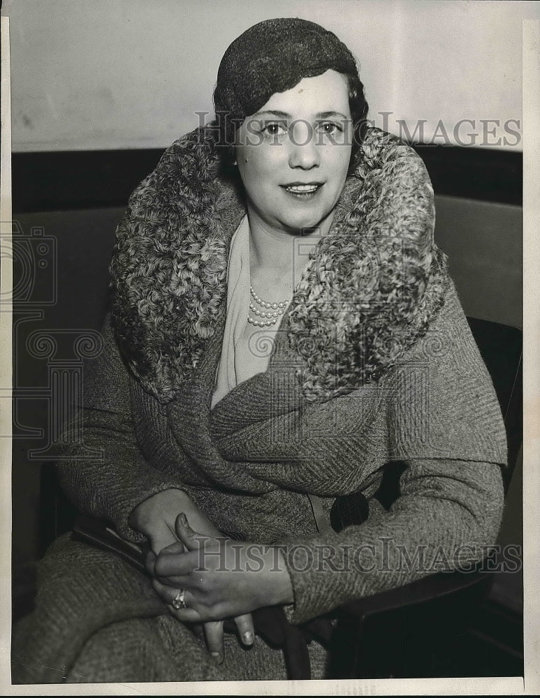 1933 Press Photo Mrs. Isabel Carlson Stewart After Divorcee Court - nea60758 - Historic Images