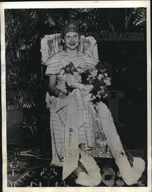 1934 Press Photo Miss Vesta Stokes Daughter Of Mr. & Mrs. T.P. Stokes-Historic Images