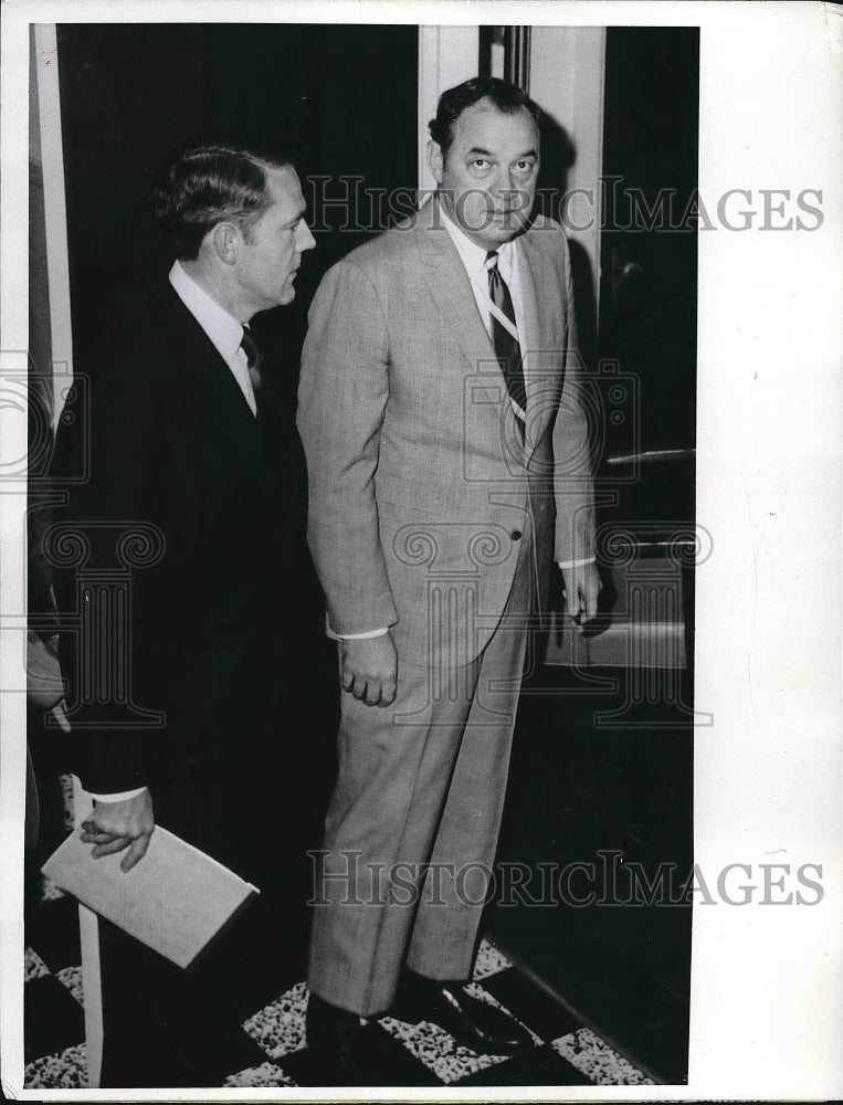 1970 Press Photo Florida Governor Claude Kirk, Lt. Gov. Ray Osborne - nea60815 - Historic Images