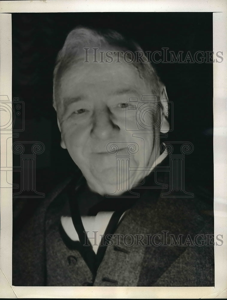 1939 Press Photo Josephus Daniels U.S. Ambassador To Mexico In Hotel Suite - Historic Images