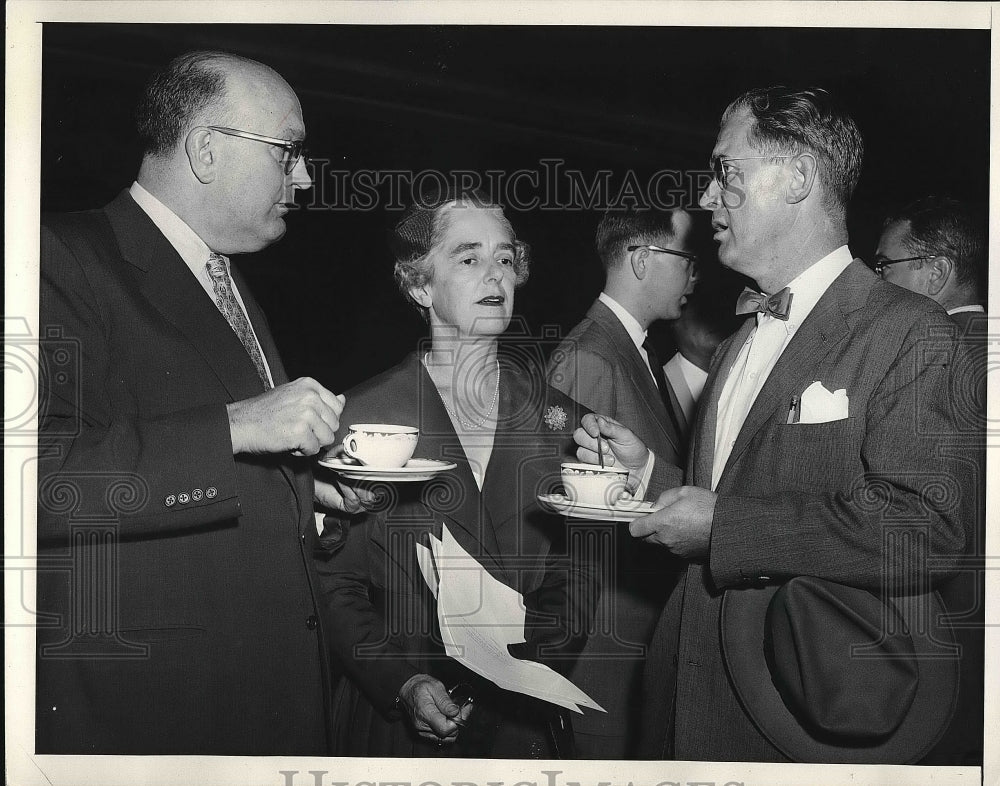1944 Press Photo Miss Ann Lord Strauss Republican National Leonard Hall - Historic Images