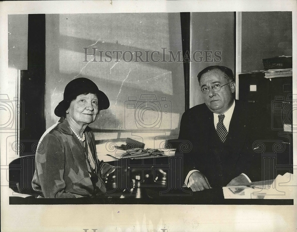 1931 Press Photo Miss Rosa Dew Stansbury Winfield P. JOnes - nea61134 - Historic Images