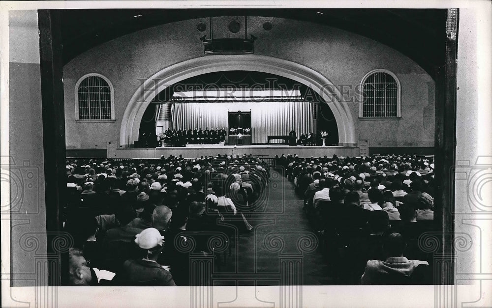 1961 Press Photo N.E. Ohio Conference of Methodists - nea61232 - Historic Images